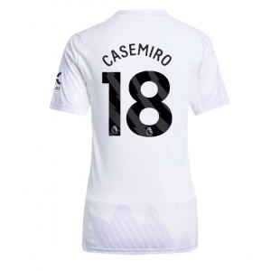 Fotbalové Dres Manchester United Casemiro #18 Dámské Venkovní Oblečení 2025-26 Krátký Rukáv
